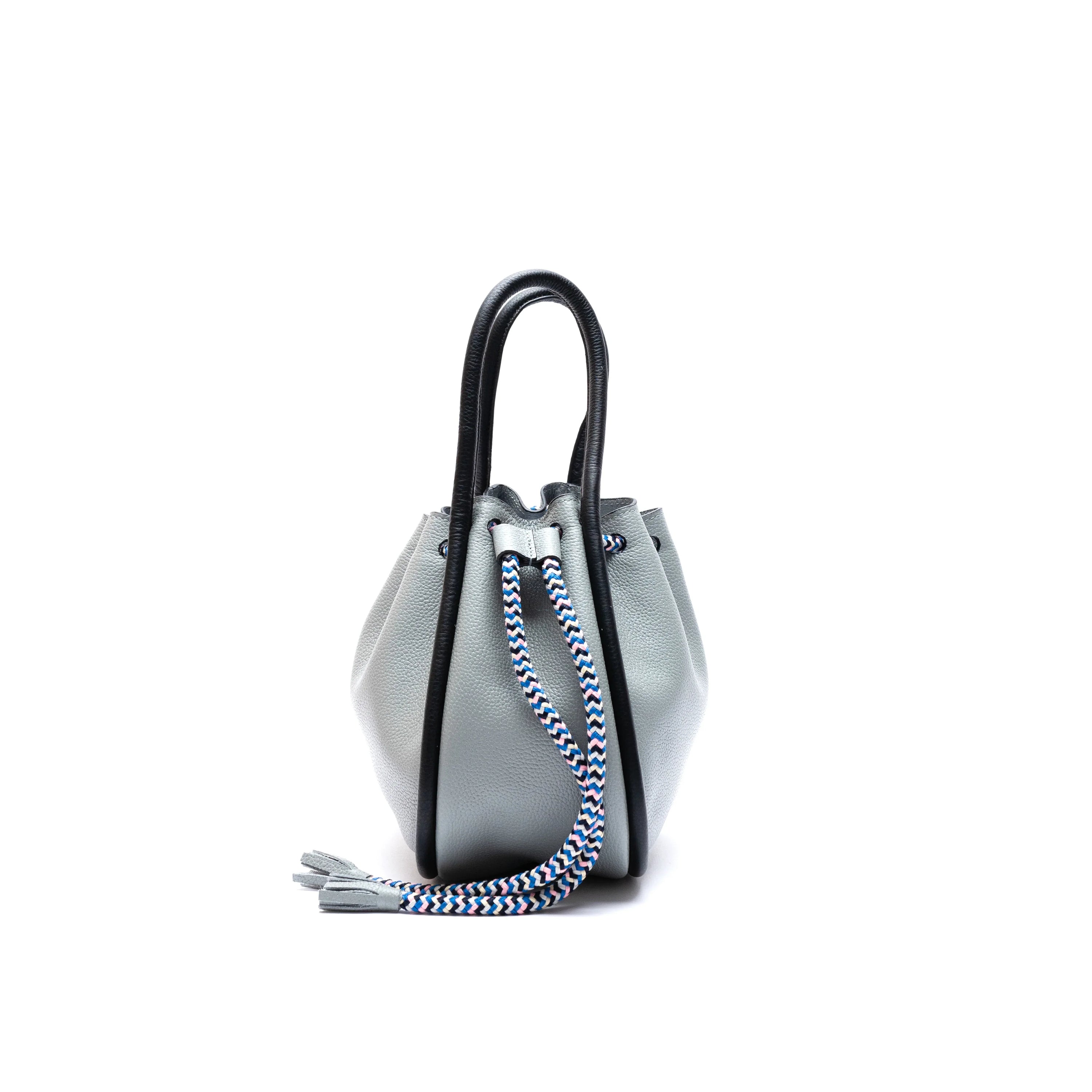 Bucket Eva London Gray with black borders