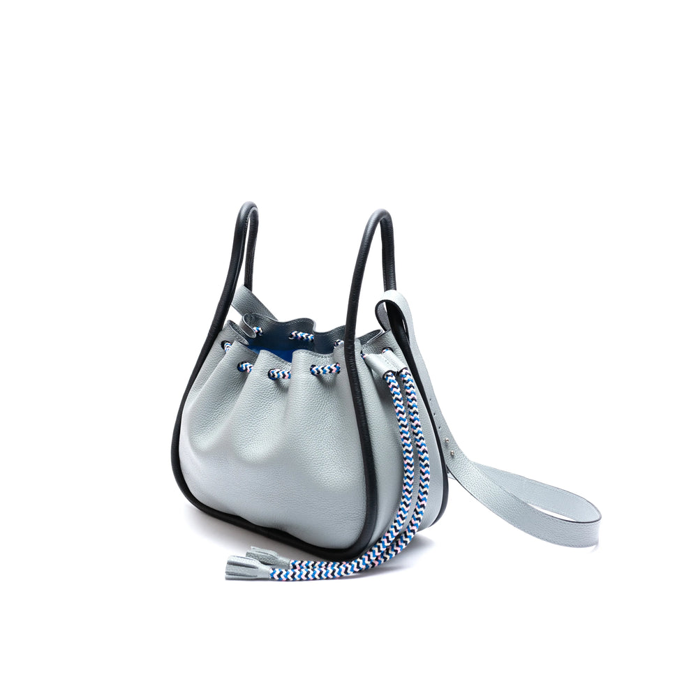 Bucket Eva London Gray with black borders