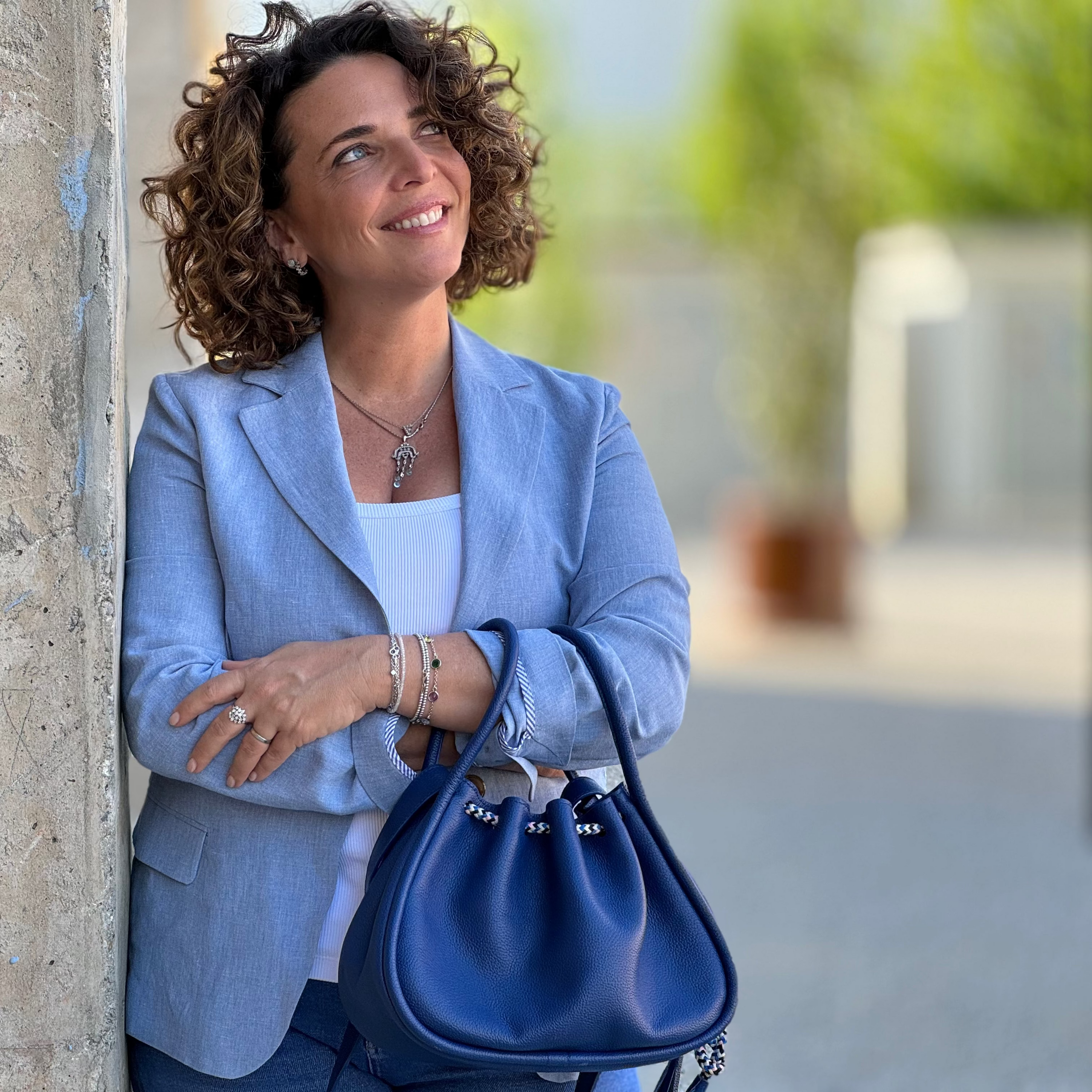Secchiello Eva Blu Mare - FER KAPLAN